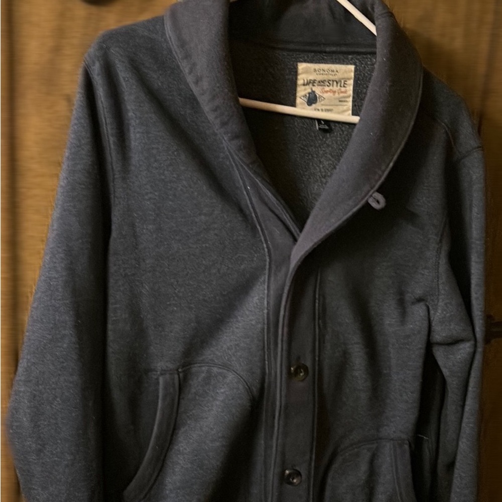 Sonoma Life and Style Sporting Goods Heavy Cardigan Sweater